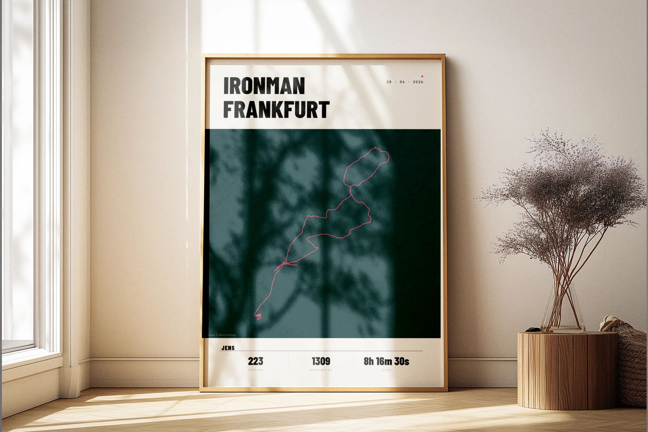 Affiche IRONMAN Francfort Peinture murale